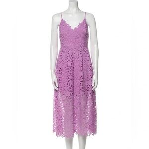 Lavender Lace Midi Dress - ASTR the Label